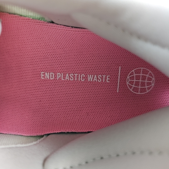 adidas Edge Lux 5 Women's Running Casual Shoes Linen Green/White - Picture 10 of 10